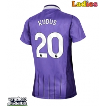 Tottenham Hotspur Mohammed Kudus #20 Replica Third Shirt Ladies 2026-27 Short Sleeve